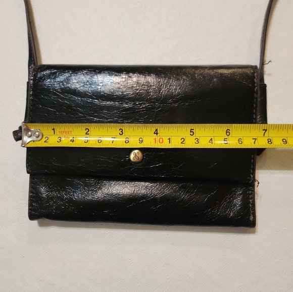 Vintage HOBO Black Leather Crossbody Bag EUC - Picture 12 of 15